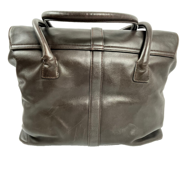 Chanel Travel Bag Dark Brown Lambskin Leather Vintage 1997-1999 w/COA - Picture 2 of 16